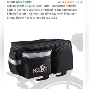 Bike Bags for Bicycles Rear Rack - Waterproof Bicycle Saddle Panniers